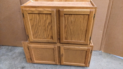 Oak Cupboards