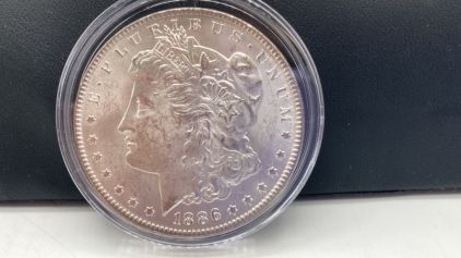 1-Troy Oz Fine Silver Uncirculated Morgan Silver Dollar