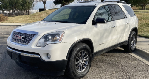 White 2008 GMC Acadia