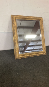 Golden Framed Mirror