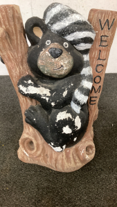 Bear In Tree Welcome