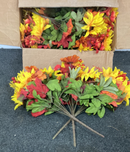 Box Of Fall Flowers