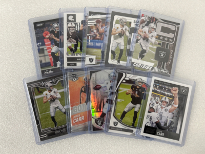 10 Derek Carr Football Cards