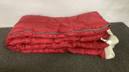 Red Coleman Sleeping Bag