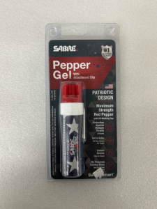Sabre Brand Pepper Spray with Attachment Clip- New