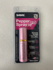 Sabre Brand Pepper Spray Lipstick Design- New