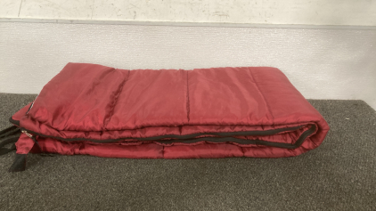 Red golden bear sleeping bag