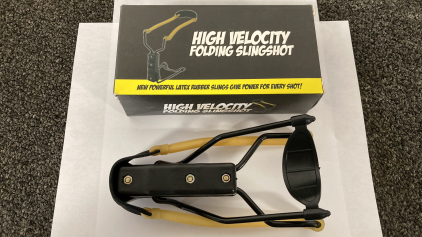 High Velocity Folding Slingshot