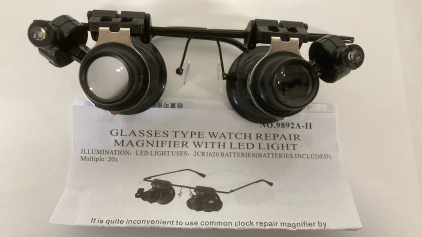 Watch Repair Lighted Magnifier Glasses