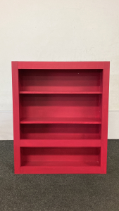 Small Raspberry Red Shelf