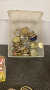 Large Box Of Canning Supplies