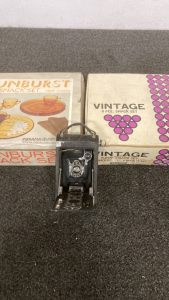 Vintage Snack Sets And Antique Kodak Camera