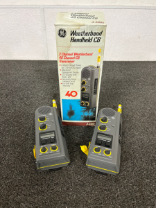 GE Weatherband Handheld CB Transceivers Please Inspect