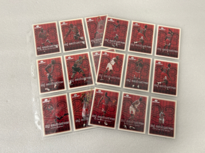 17 Michael Jordan Upper Deck MVP Exclusive&rsquo;s Cards