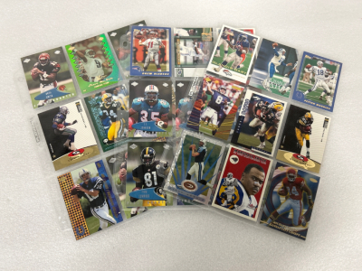 27 Football Cards: Peyton Manning, Marshall Faulk, Troy Aikman and Others