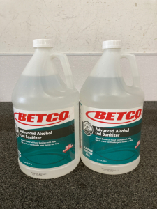 (2) 1 Gallon Alchol Gel Hand Sanitizer