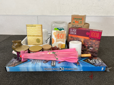 Scented Candles, Puzzle, 3D Kite, and More
