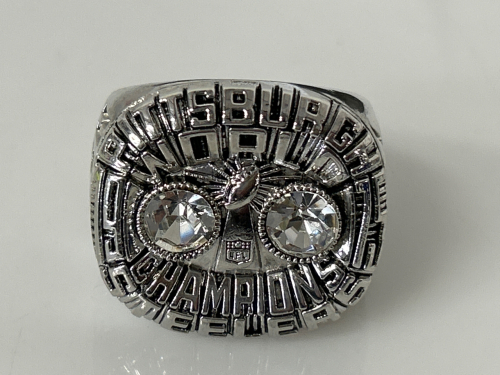 1975 Pittsburgh Steelers Super Bowl Replica Ring Size 10.5