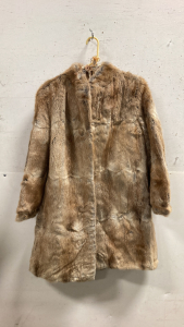 Vintage Real Fur Coat- Size Unknown