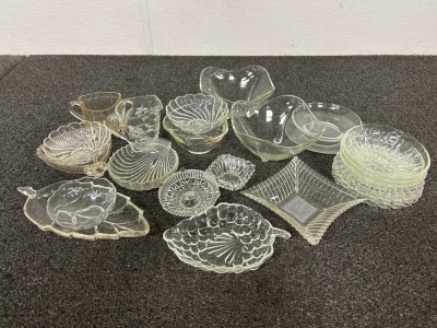 Vintage Crystal Glass Please Inspect