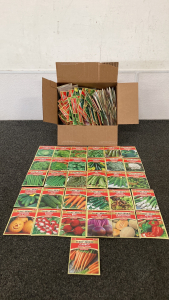 Box Of Vegetable Seed Packets