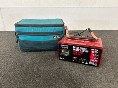 Arctic Zone Lunch Bag/Cooler and Century Battery Charger Powers On Please Inspect