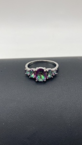 Size 10 Oval cut Mystic Rainbow Topaz