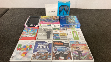 Wii Games, Leap Pad, Puzzles And Jlab Headphones