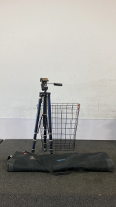 Slik Deluxe Tripod, Carry Bag And Wire Clothes Hamper
