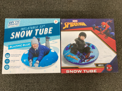 (2) Brand New Snow Tubes