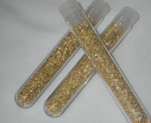 (3) Vials Of 24K Gold Flakes