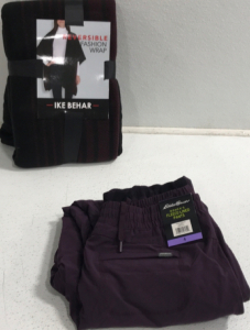 Costco Clothing : Revesible Fashion Wrap, Eddie Bauer Womens Fleece-Lined Pants