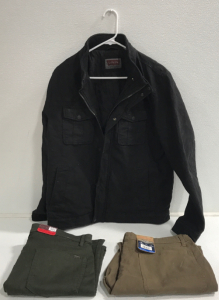 Costco Clothing : Mens Levi Jacket, (2) Pairs Of Mens Jeans