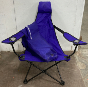 Purple Folding Lounge Chair