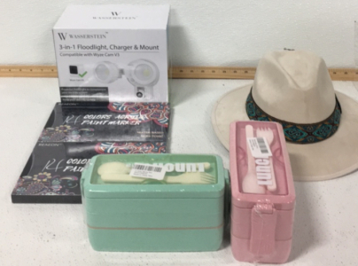 Wasserstein Floodlight-(2) Color Marker-(2) 3Layer Bento Box-Womens Hat