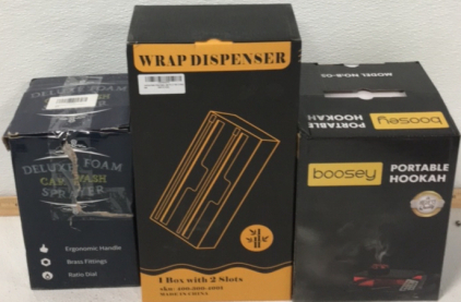 Wrap Dispenser-Delux Foam Car Wash Sprayer and more