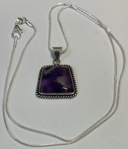 Amethyst Gemstone .925 Necklace