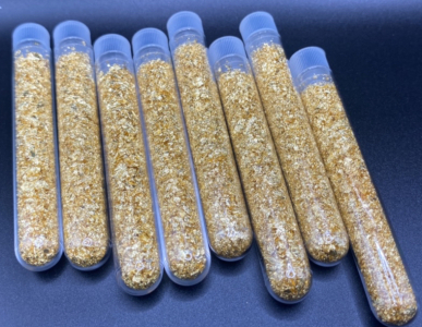 (8) Bottles of Gold Flake/Leaf Gold