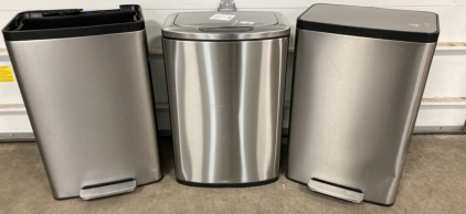 (3) Home Trash Cans