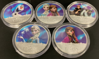 (5) Disney ‘Frozen’ Collectible Coins