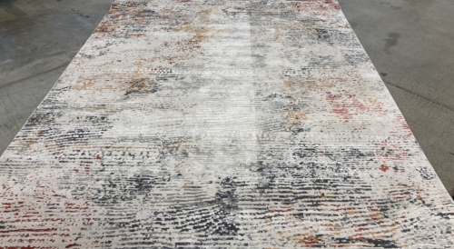 7’10” x 10’ Gray/Multicolor Area Rug