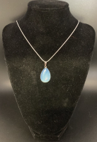 Opal Teardrop Necklace