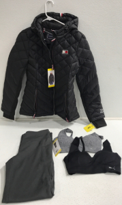 Costco Clothing: Womens Tommy Hilfiger Jacket, Womens Leggings, (2) Puma Sports Bras