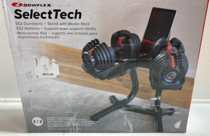 Bowflex SelectTech Dumbell Stand w/ Media Rack