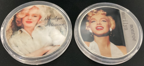 Set of 2 Marilyn Monroe Collectible Coins