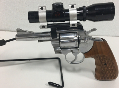 Colt 357 MAG, .357 Magnum Revolver With Scope