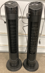 (2) OmniBreeze Floor Fans