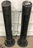 (2) OmniBreeze Floor Fans