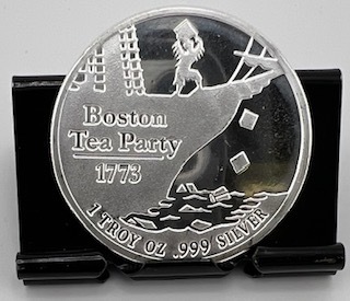 Don't Tread on Me - .999 Pure Silver, 1 Troy Oz. Round
