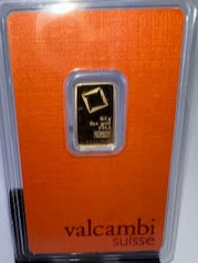 Gold Bar, 2.5 Gram .9999 Pure
